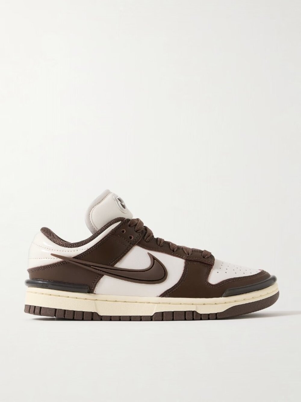 Nike Dunk Low Twist Chocolate Brown White Women’s Sneakers US 10 NIB